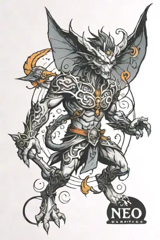 magic the gathering  tattoo design idea