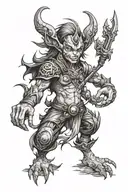 magic the gathering  tattoo design idea