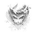 Megumin tattoo design idea