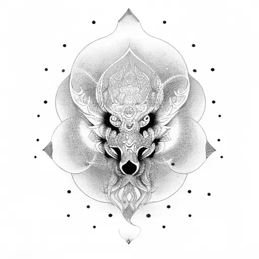 aum tattoo design idea