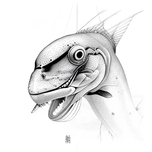 swimmer tattoo design idea