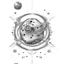 treasure planet  tattoo design idea