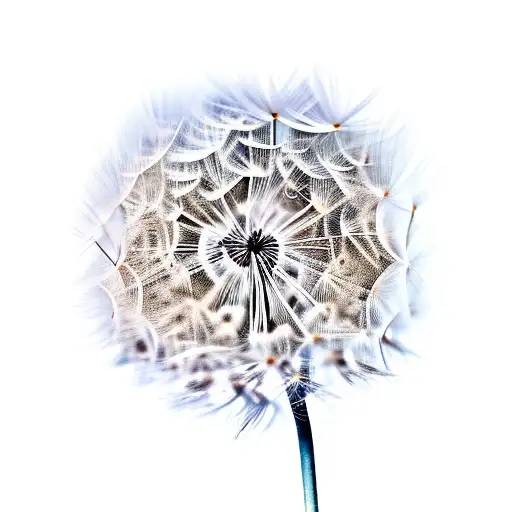 Dandelion tattoo design idea