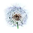 Dandelion tattoo design idea