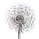 Dandelion tattoo design idea