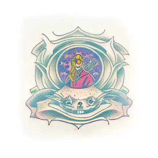 the empress tarot card  tattoo design idea