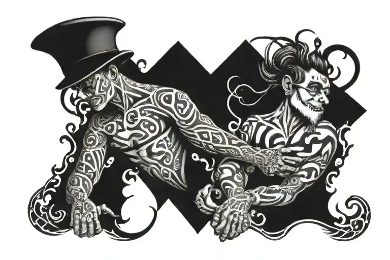 Brother love forever tattoo design idea