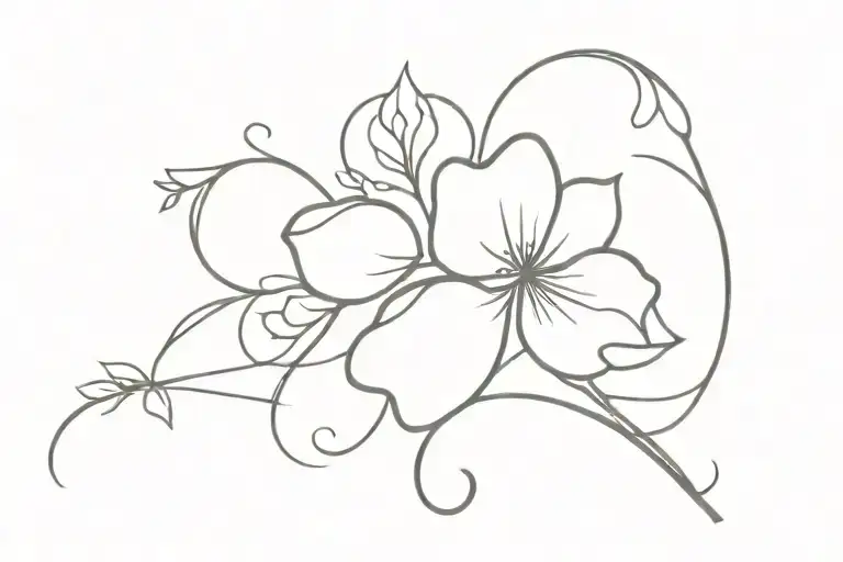 luck blessed  tattoo design idea