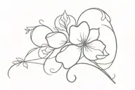 luck blessed  tattoo design idea
