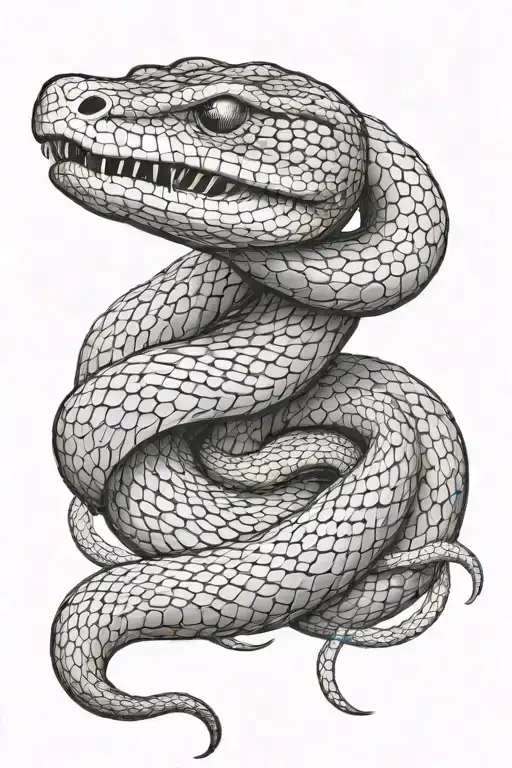snake wrapped on biceps to shoulder tattoo tattoo design idea