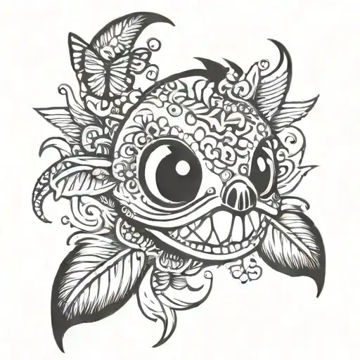 stich tattoo design idea