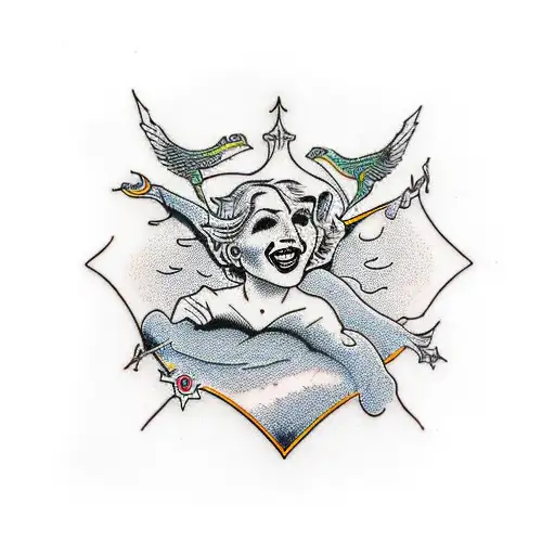 phish strange design "can i bring a few companions on this ride tattoo design idea