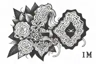 I think therefore I am  tattoo design idea