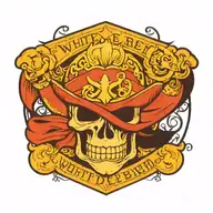 whitebeard logo and half tattoo design idea