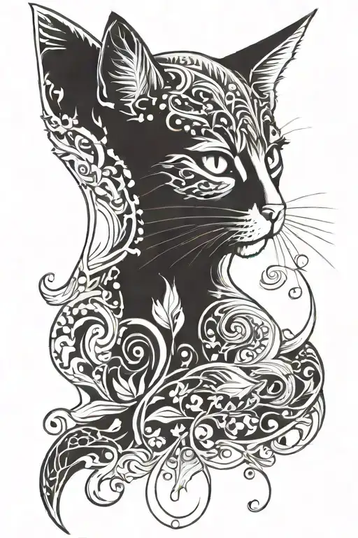 pussy tattoo design idea