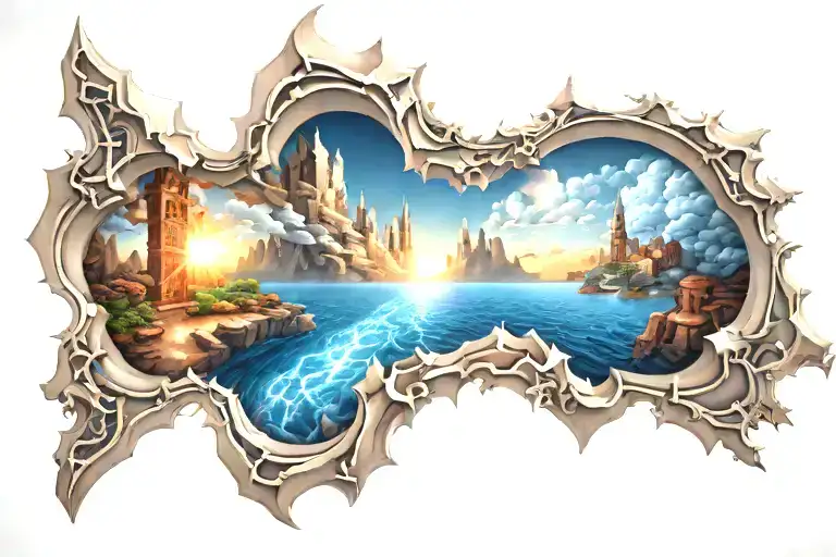 Heaven tattoo design idea