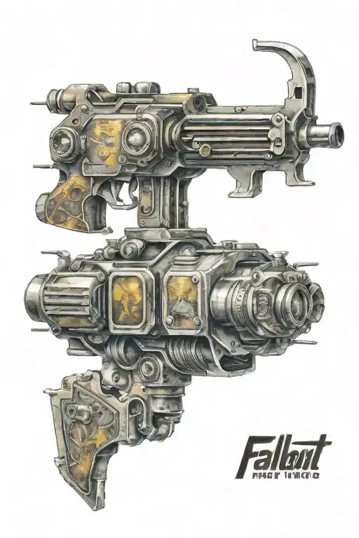 fallout new vegas tattoo design idea