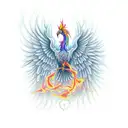 Phoenix Lgbt tattoo design idea