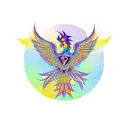 Phoenix Lgbt tattoo design idea