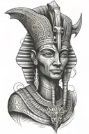 seth Egyptian god tattoo design idea