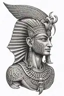seth Egyptian god tattoo design idea
