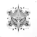 Ankh Symbol tattoo design idea