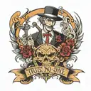 Trust No One tattoo design idea