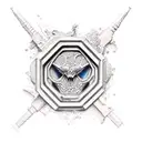 unbreakable hero tattoo design idea