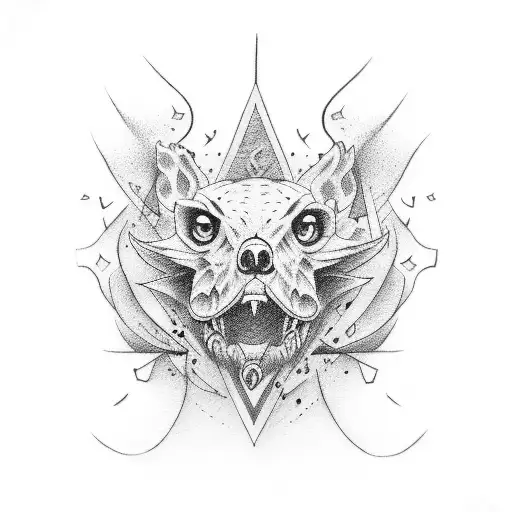 santo tattoo design idea