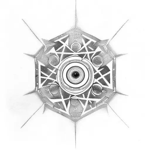 sagittaire Tauro tattoo design idea