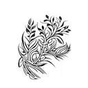 leafy spine tattoo tattoo design idea