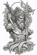 hades Greek god tattoo design idea