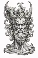 hades Greek god tattoo design idea