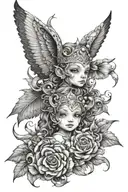 lokis children tattoo design idea