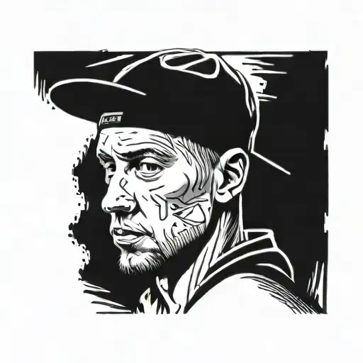 Eminem tattoo design idea