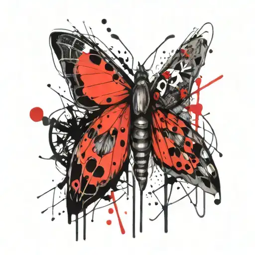 Sleep token moth tattoo tattoo design idea