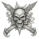 nephew, dropdead tattoo design idea