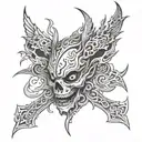 nephew, dropdead tattoo design idea