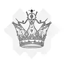 Queen's Crown tattoo design idea