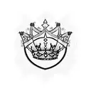 Queen's Crown tattoo design idea