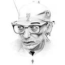 The famous quote 'Yo Adrian!' in a stylish script font tattoo design idea