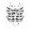 The famous quote 'Yo Adrian!' in a stylish script font tattoo design idea