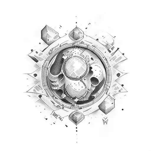 bomb tattoo design idea