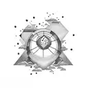 bomb tattoo design idea