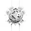 bomb tattoo design idea