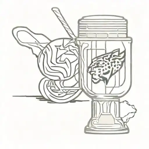 Stanley Cup 2024 with Florida panthers  tattoo design idea