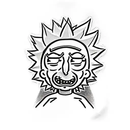 Rick & Morty tattoo design idea