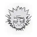 Rick & Morty tattoo design idea