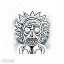Rick & Morty tattoo design idea