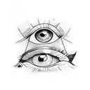 All Seeing Eye tattoo design idea